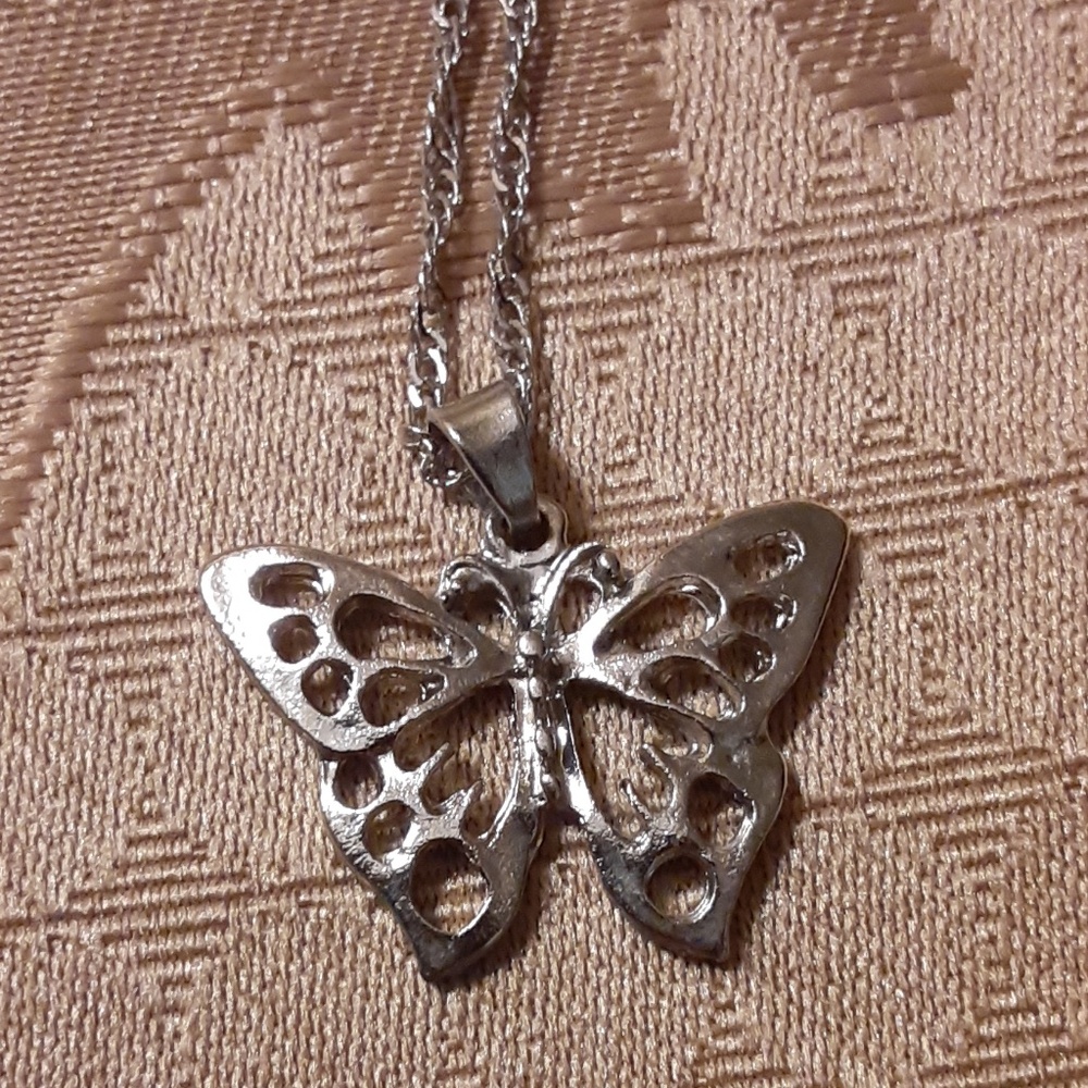 Steve Madden Butterfly Necklace